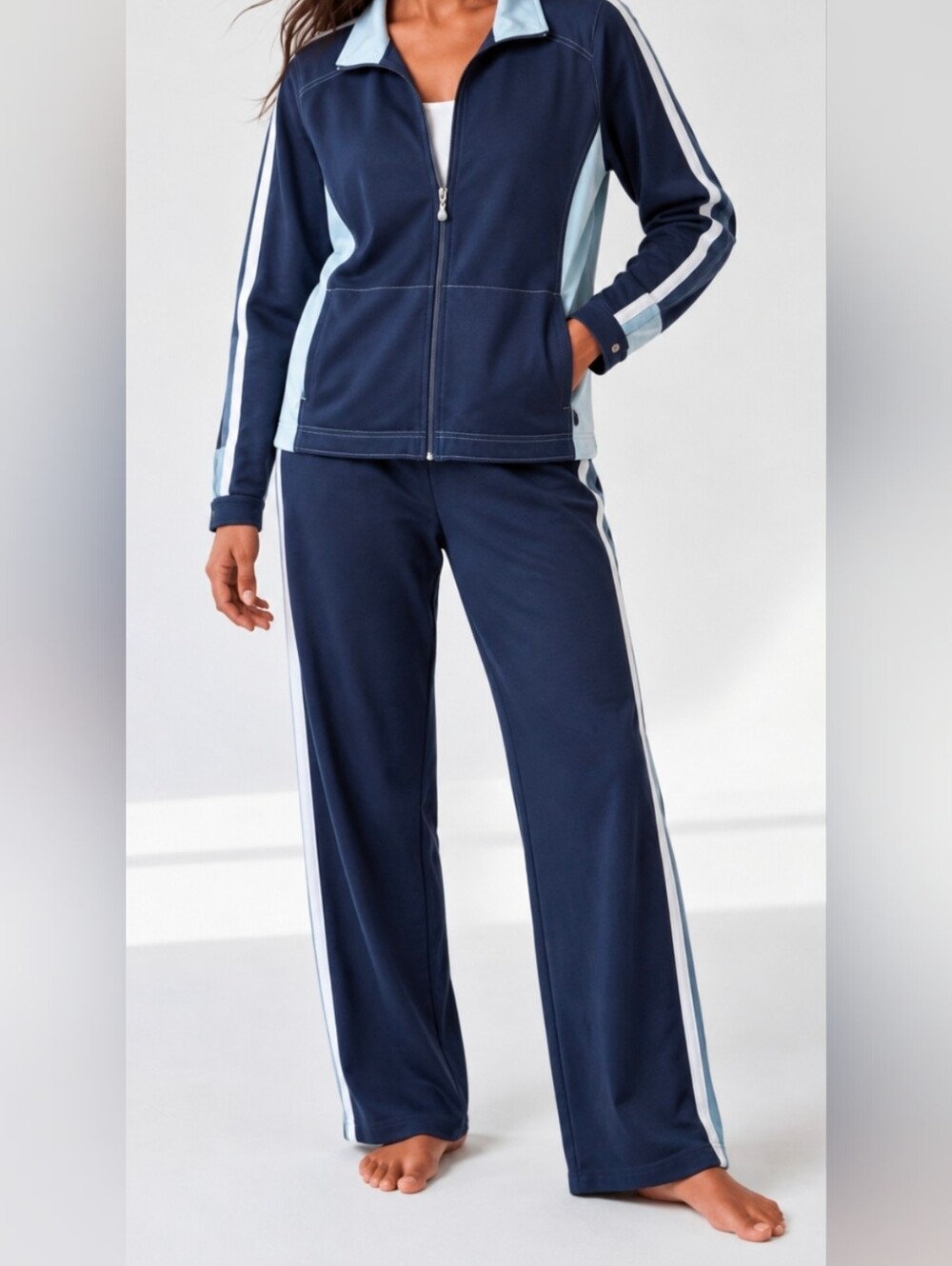 Green Tea Navy Blue Pants XLarge